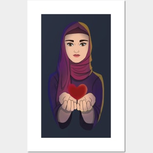 We All Have a Heart - Muslim Posters and Art